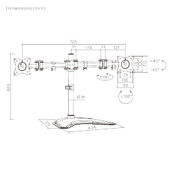 Economy Freestanding Monitor Stand