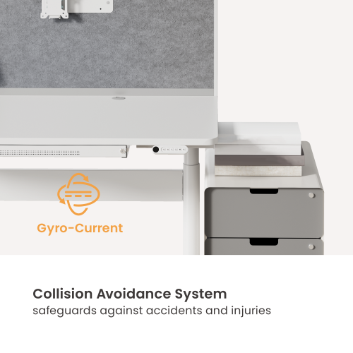 Mobile Dual-Motor Sit-Stand Desk with Multifunctional Divider MST01-H All-in-One Workspace Revolution from china(chinese)