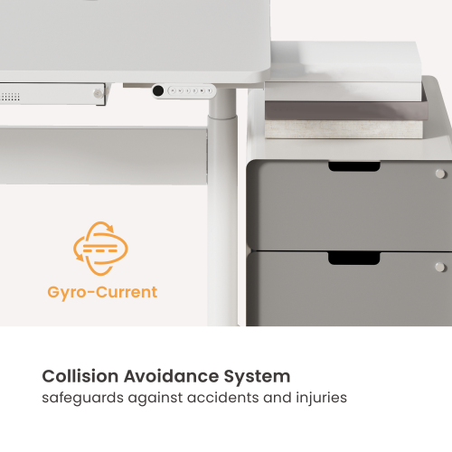 Mobile Dual-Motor Sit-Stand Desk MST01-L Seamless Comfort and Mobility for Modern Workspaces from china(chinese)