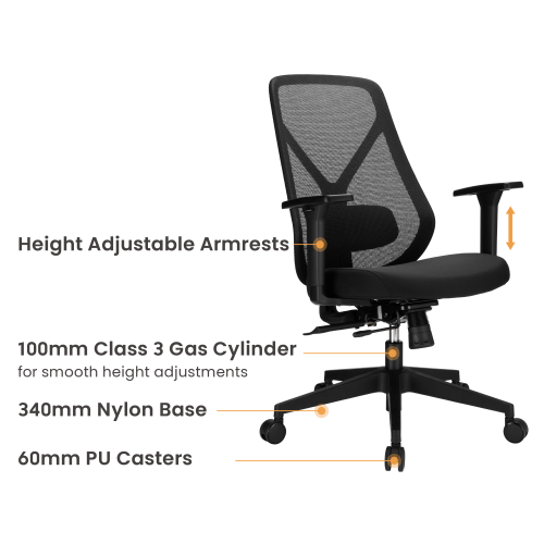 Ergonomic Office Chair with Adjustable Lumbar Support/Seat Depth CH10-11  from china(chinese)