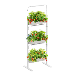 Indoor & Outdoor Gardening System with Hidden Casters