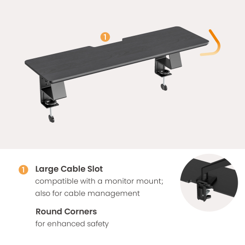 Compact Clamp-On Monitor & Laptop Riser STB34-01  from china(chinese)