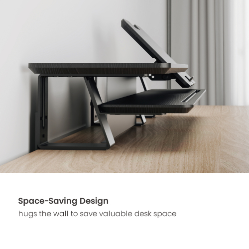 2-Layer Clamp-On Monitor & Laptop Riser with Height-Adjustable Laptop Riser STB34-03  from china(chinese)