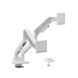 Fusion Heavy-Duty Gas Spring Dual Monitor Arm