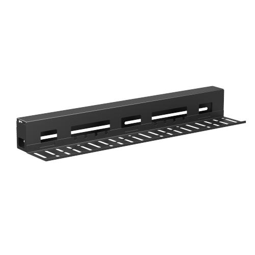 High-Performance Under-Desk Cable Tray with Cable Box CC11-13-4 In extended size to hide more cables from china(chinese)
