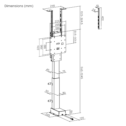 Pop-Up & Drop-Down Motorized TV Lift LP67-22M 1 Lift with 2 Ways of Installation from china(chinese)