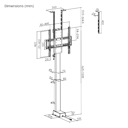 Pop-Up & Drop-Down Motorized TV Lift LP67-44M 1 Lift with 2 Ways of Installation from china(chinese)