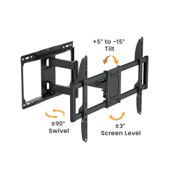 Cost-Effective Full-Motion TV Wall Mount