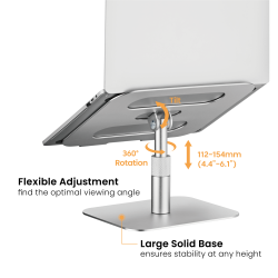 Adjustable Aluminum Laptop Riser