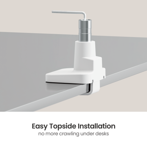 Hercules Heavy-Duty Pole-Mounted Gas Spring Monitor Arm LDT99-C012P · Effortlessly Adjustable · Heavy-Duty · Stylish from china(chinese)