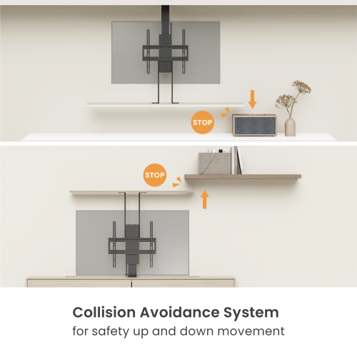 Pop-Up & Drop-Down Motorized TV Lift LP67-44M 1 Lift with 2 Ways of Installation from china(chinese)
