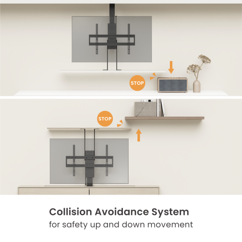 Pop-Up & Drop-Down Motorized TV Lift LP67-46M 1 Lift with 2 Ways of Installation from china(chinese)