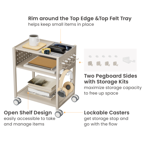 Standard Mobile Storage Cabinet with Pegboard MCT02-01 Storage that moves with you. from china(chinese)