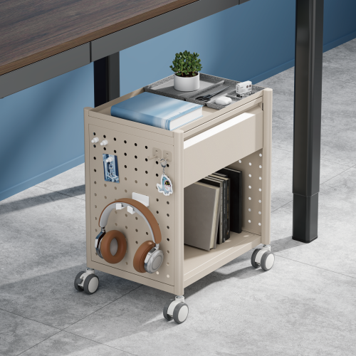 Standard Mobile Storage Cabinet with Pegboard MCT02-03 Storage that moves with you. from china(chinese)