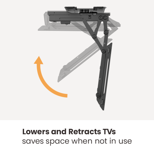 Soportes TV Grandes de Techo Giratorios Abatibles Inteligentes para Juntas de Techos de Madera PLB-M0546DS  from china(chinese)