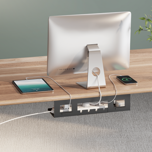 Compact High-Performance Under-Desk Cable Tray CC11-13-1 In reduced package size to save costs for e-commerce from china(chinese)