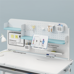 Multi-Purpose Clamp-On Desk Pegboard