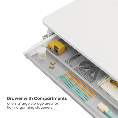 Height Adjustable Children Desk with Storage Bag E901 Offers solutions for ergonomic health & stationery storage from china(chinese)