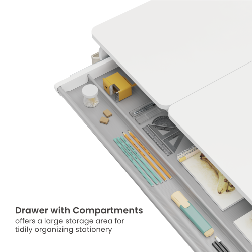 Height Adjustable Children Desk with Storage Bag E902 Compatible with pegboards STB35-01 & STB35-02 from china(chinese)