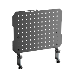 Clamp-On Desk Pegboard