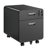 2-Drawer Locking Mobile File Cabinet