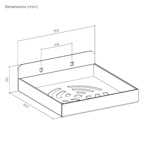 XBOX Holder PB-P6 Compatible with PB-013 & PB-014 Series Storage Pegboards  from china(chinese)