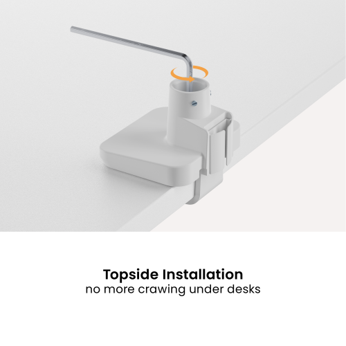 Heavy-Duty Pole-Mounted Gaming Dual Monitor Arm with USB-A and USB-C Ports LDT85-C024UCP For most 17"-49" Monitors from china(chinese)