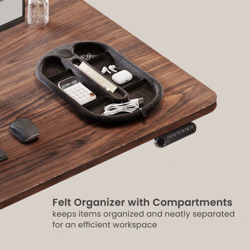 On-Desk Felt Storage Tray DA18-2 Effortless Organization, Elevated Style from china(chinese)