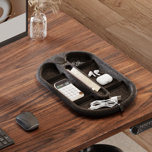 On-Desk Felt Storage Tray DA18-2 Effortless Organization, Elevated Style from china(chinese)