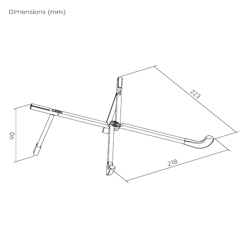 Portable Ultra-Slim Laptop Stand LPS03-3-12  from china(chinese)