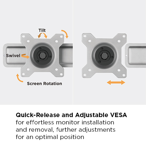Triple-Monitor Gas Spring Monitor Wall Mount LDA39-3112 Supports most 17"-27’’ Monitors from china(chinese)