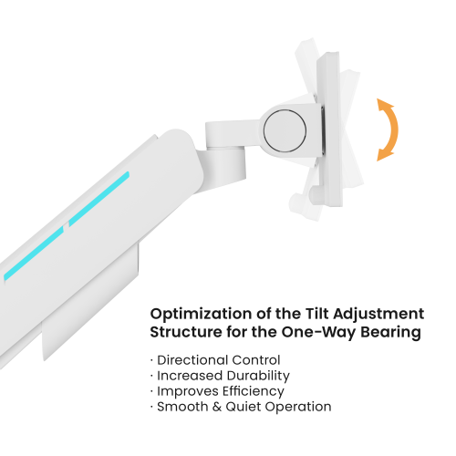 Heavy-Duty RGB Gaming Monitor Arm For Dual Monitors LDT85-C024L For most 17"-35" flat/curved monitors from china(chinese)