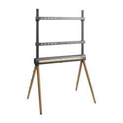 Scandinavian Easel Studio TV Floor Stand with RGB Light