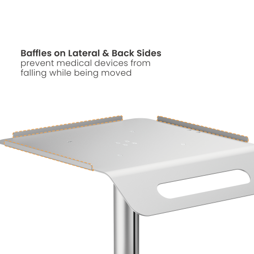 Height Adjustable ECG Medical Cart MED09-2A Guarantees ergonomic comfort for medical tests runners. from china(chinese)