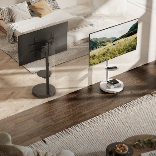 Heavy-Duty Mobile TV Floor Stand FS38-46TW Fits TVs up to 86" and weights up to 50 kg/110 lbs in a variety of settings. from china(chinese)