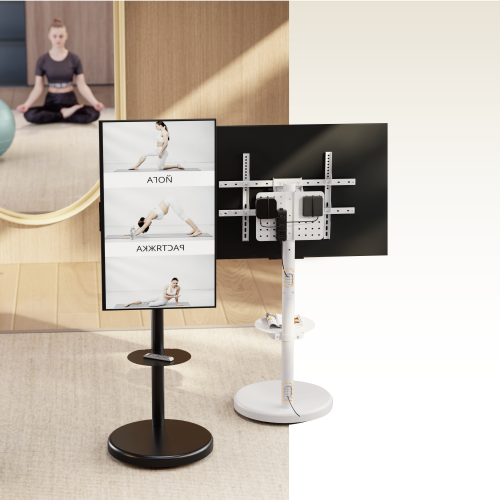 Heavy-Duty Mobile TV Floor Stand FS38-46TW Fits TVs up to 86" and weights up to 50 kg/110 lbs in a variety of settings. from china(chinese)