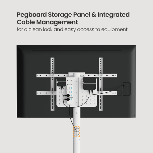 Heavy-Duty Mobile TV Floor Stand FS38-46TW Fits TVs up to 86" and weights up to 50 kg/110 lbs in a variety of settings. from china(chinese)