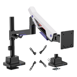 Atlas Neo Gaming Pole-Mounted Monitor Arm with USB-A & USB-C Ports