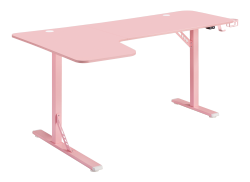 L-Shaped Gaming Desks with RGB Lighting