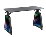 Large Infinity Gaming Desk with Regular Mirrors