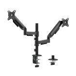 Super Economical Pole-Mounted Dual-Screen Gas Spring Monitor Arm