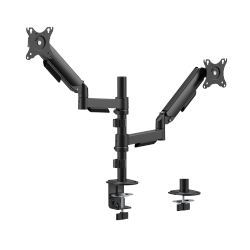 Super Economical Pole-Mounted Dual-Screen Mechanical Spring Monitor Arm