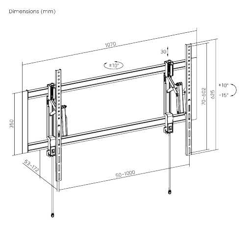 Heavy-Duty Extend-Out Tilt TV Wall Mount (for 55"-105" TVs) LP80-610T Strong construction combines outstanding user experience from china(chinese)