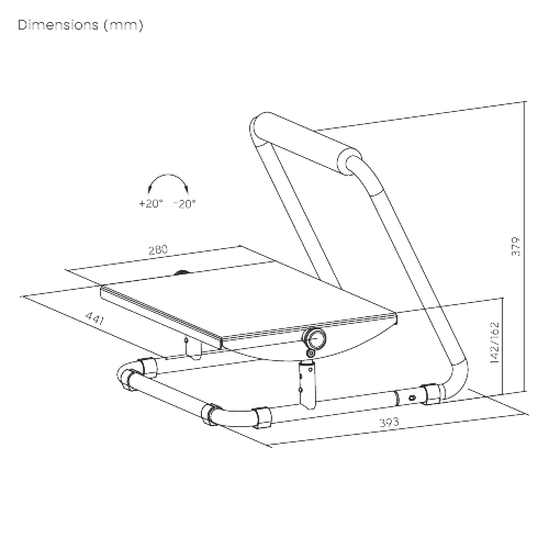Adjustable Foot Rest FR-10 A More Comfortable Design from china(chinese)