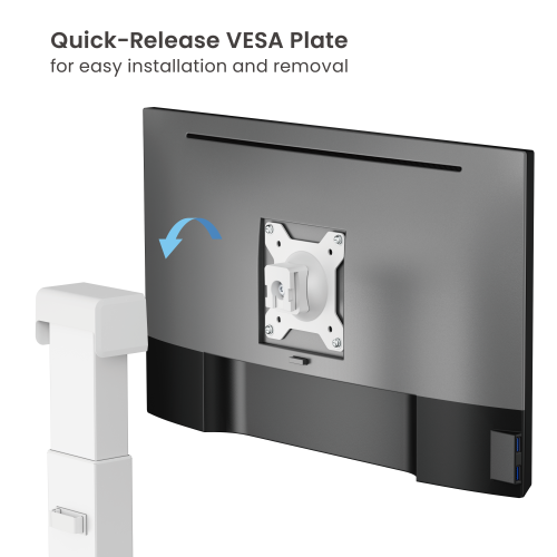SmartView Electric Dual-Screen Monitor Stand LDT83-C02W  from china(chinese)