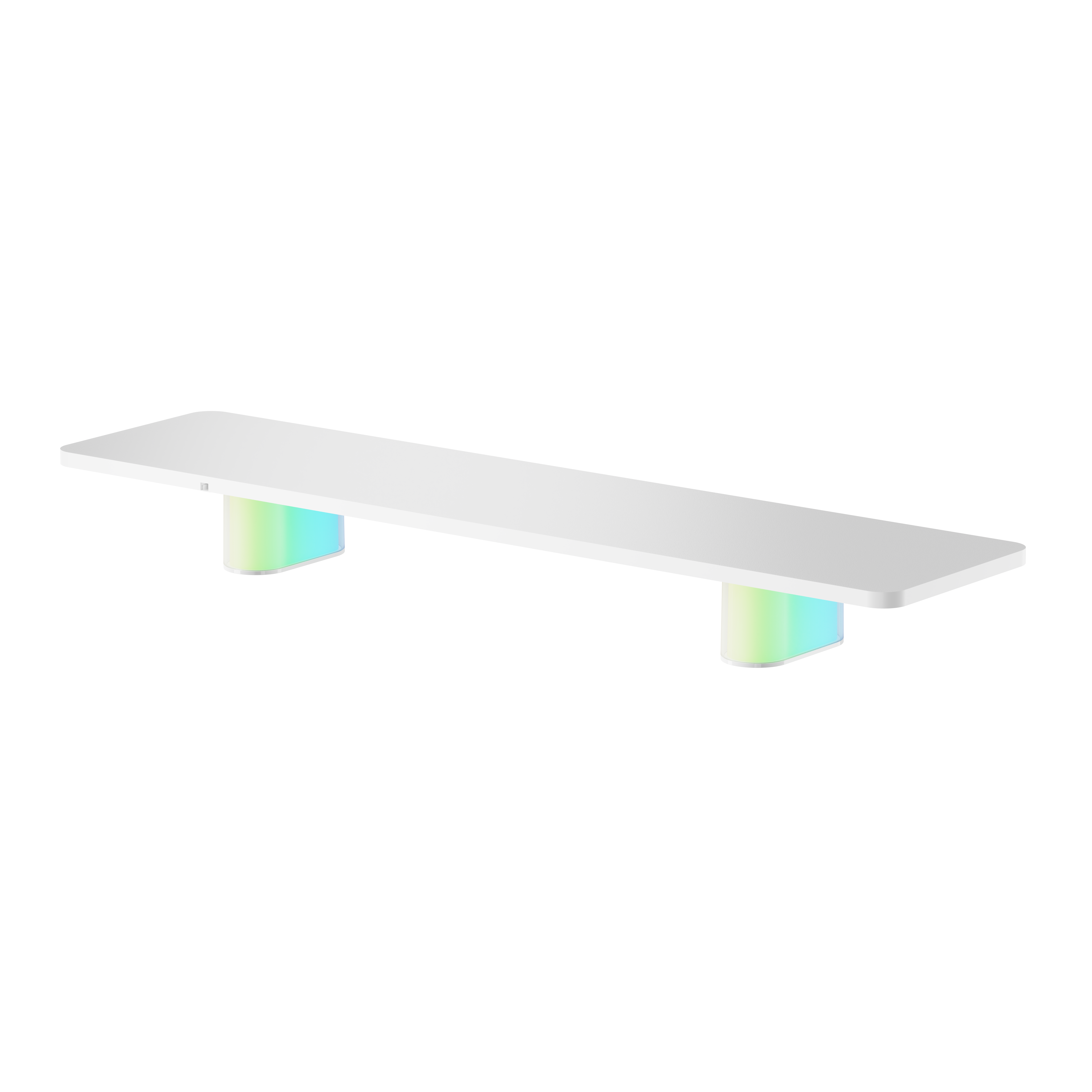 NeoGlow Gaming Monitor Riser - Large Size/ Melamine Decorative Laminate ...
