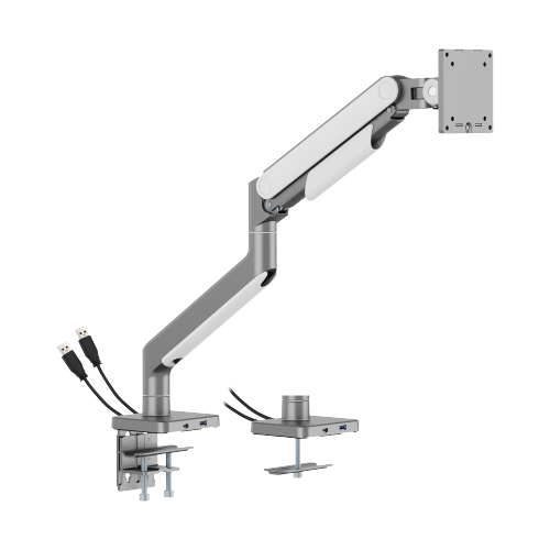  Economical Heavy-Duty Gas Spring Monitor Arm With USB Ports LDT74-C012UC-KP01 For Most 17"-49“ Monitors from china(chinese)
