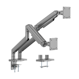 Economical Heavy-Duty Gas Spring Dual Monitor Arm