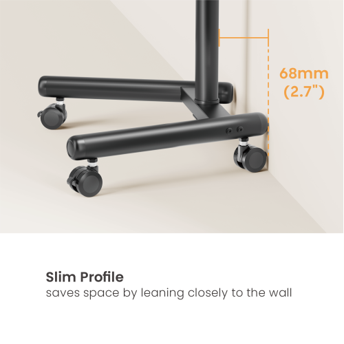 Economy Compact Height Adjustable TV Cart FS62-22TW-01 All-in-one solution for home, offices, and commercial areas from china(chinese)