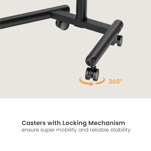 Economy Compact Height Adjustable TV Cart FS62-22TW-01 All-in-one solution for home, offices, and commercial areas from china(chinese)